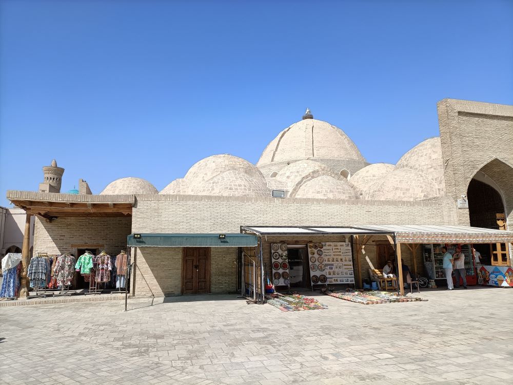 Traditional dome bazaars of Bukhara