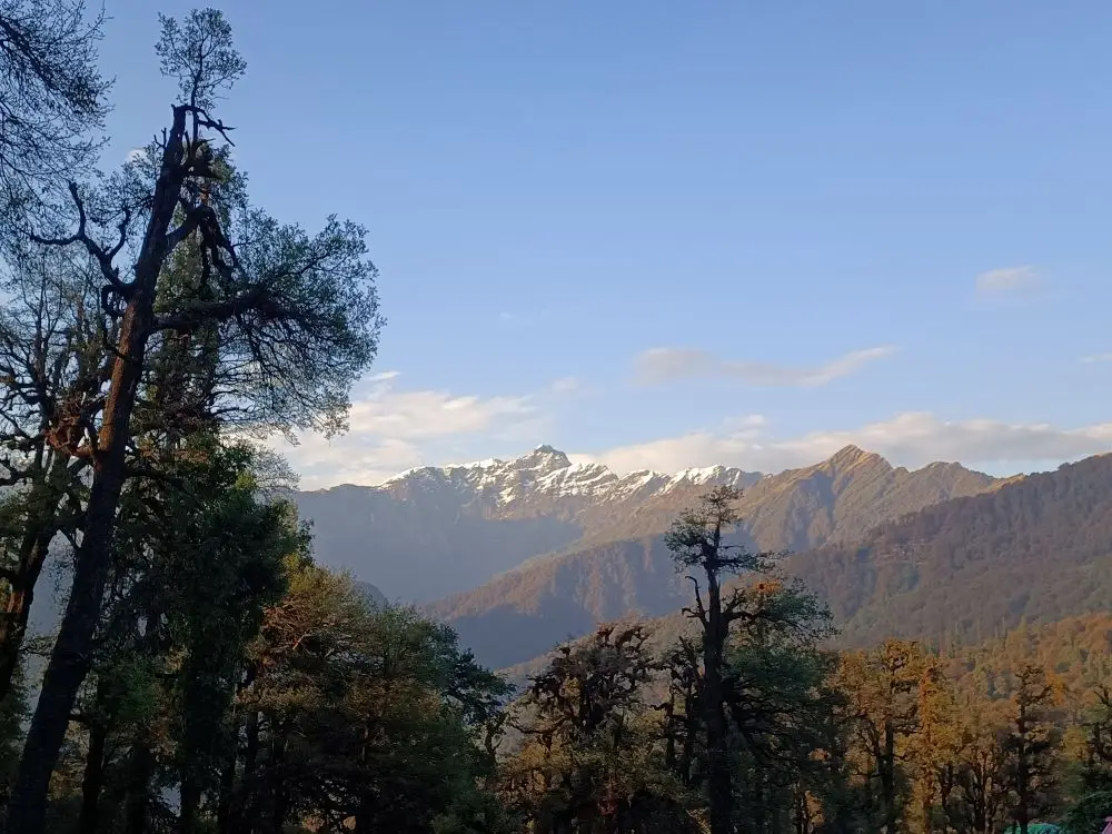 View from Chopta base camp