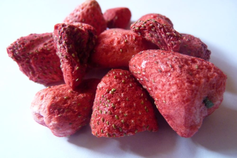 Freeze dried strawberries