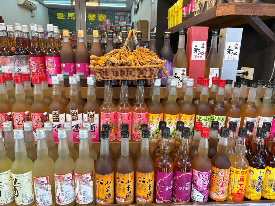 Millet wine as souvenir from Taiwan