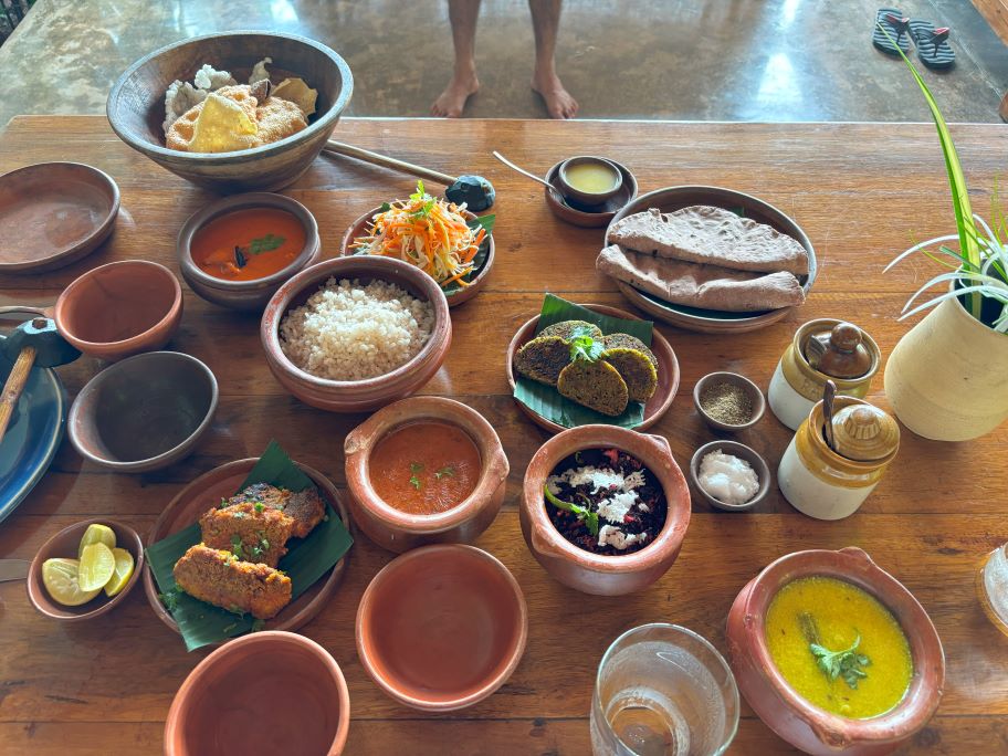 Konkani cuisine served at Coco Shambhala Sindhudurg