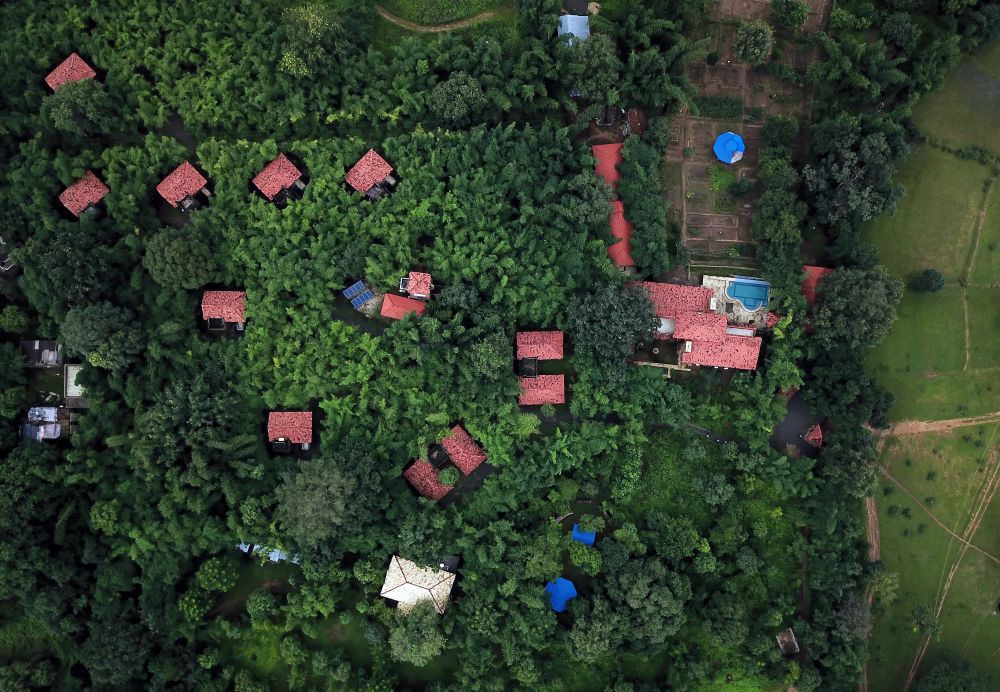 Ariel view of King's Lodge